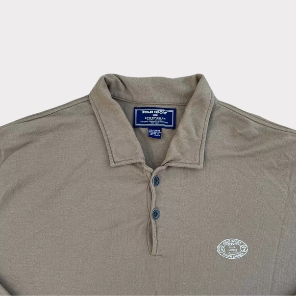 Vintage Polo Sport Ralph Lauren Sportsman Long Sleeve Polo Shirt - Picture 3 of 5